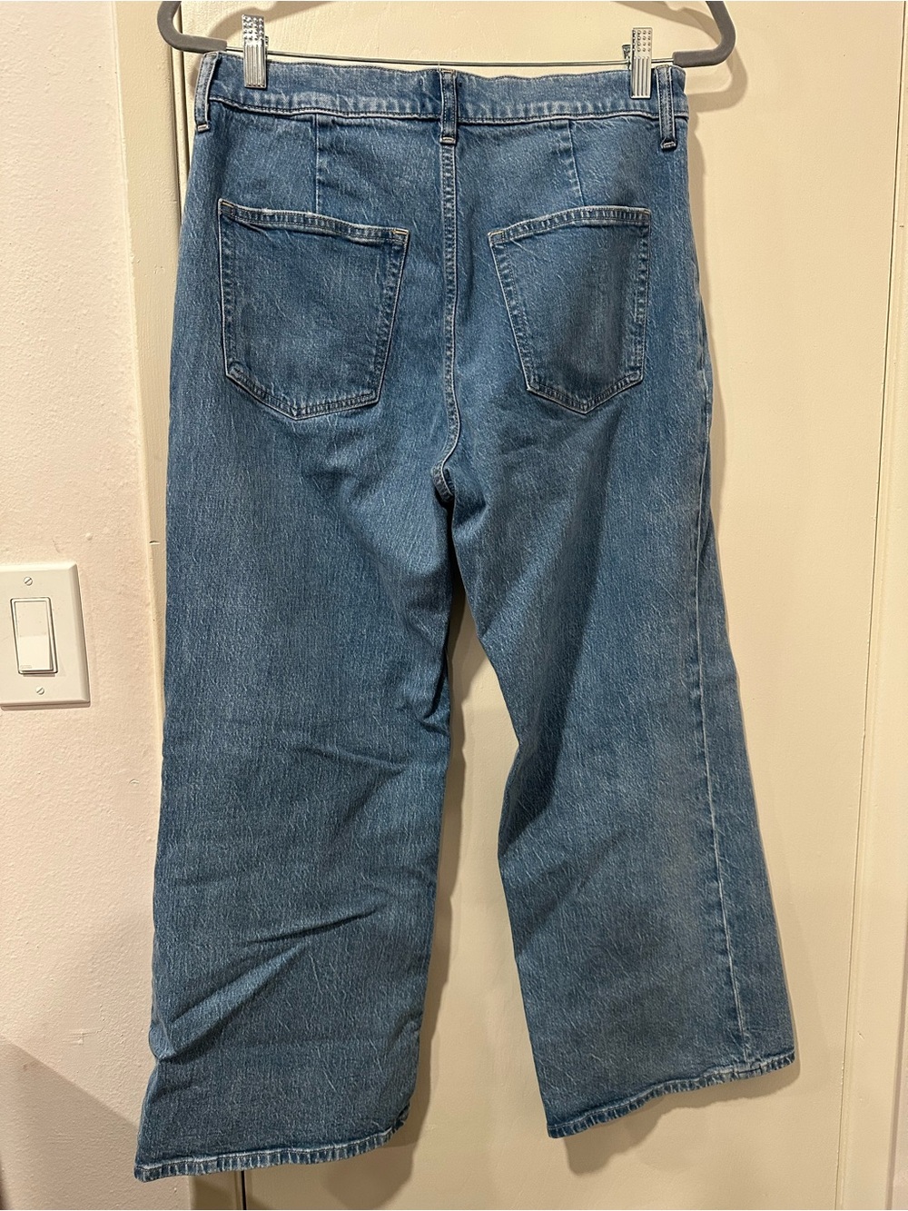J. Crew Factory Light Blue Wide-Leg Jeans Size 29. Inseam 25 - Picture 5 of 5